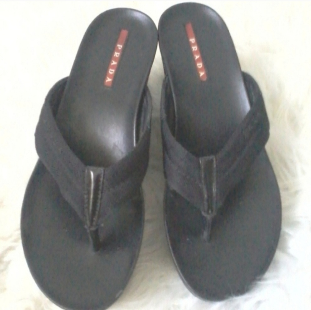 - Prada Wedge Sandals